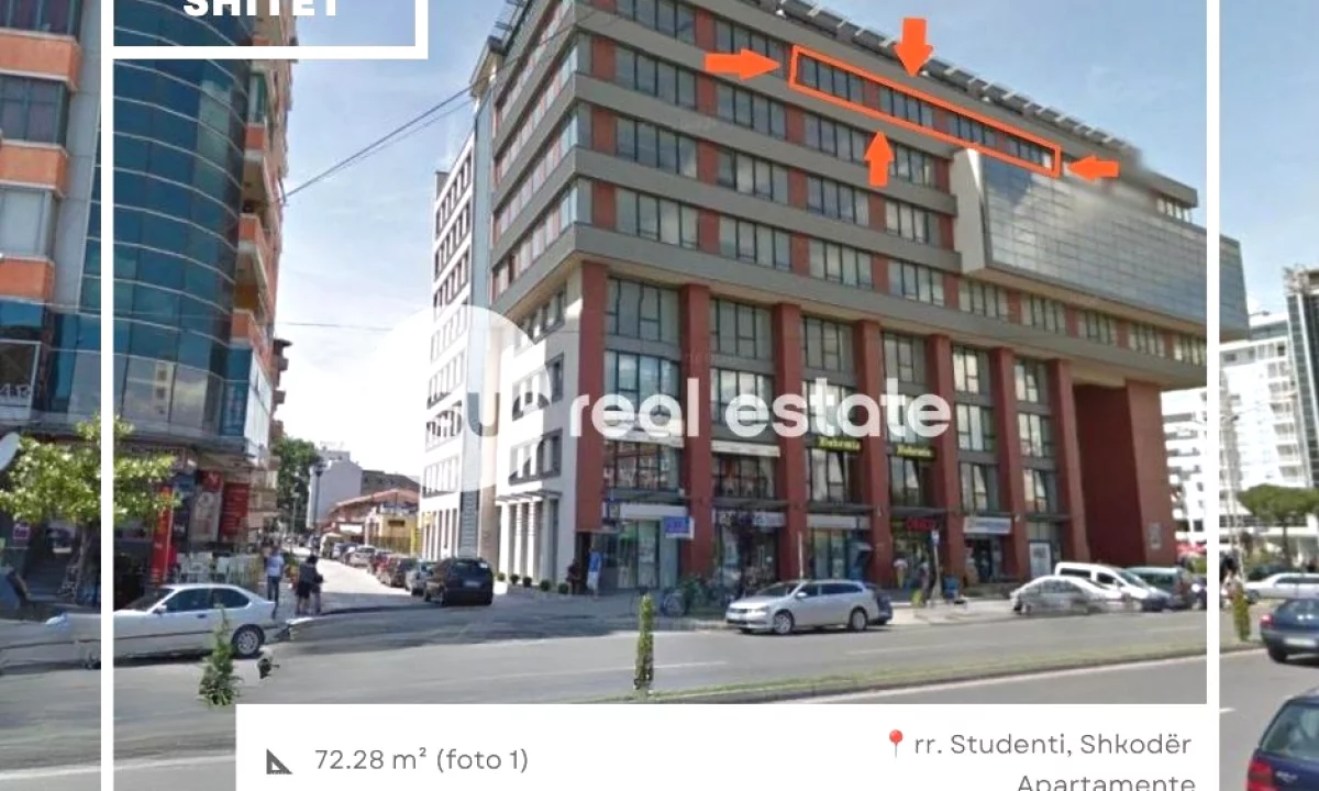 Shtepi ne shitje Apartament ne Shkoder, 1+1, Mobilimi Bosh, pa mobiluar, Pagesa 144,560  Euro.