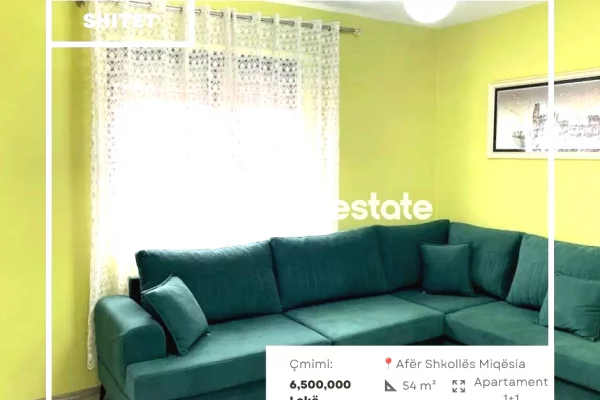 	SHITET APARTAMENT 1+1, AFER SHKOLLES MIQESIA, SHKODER