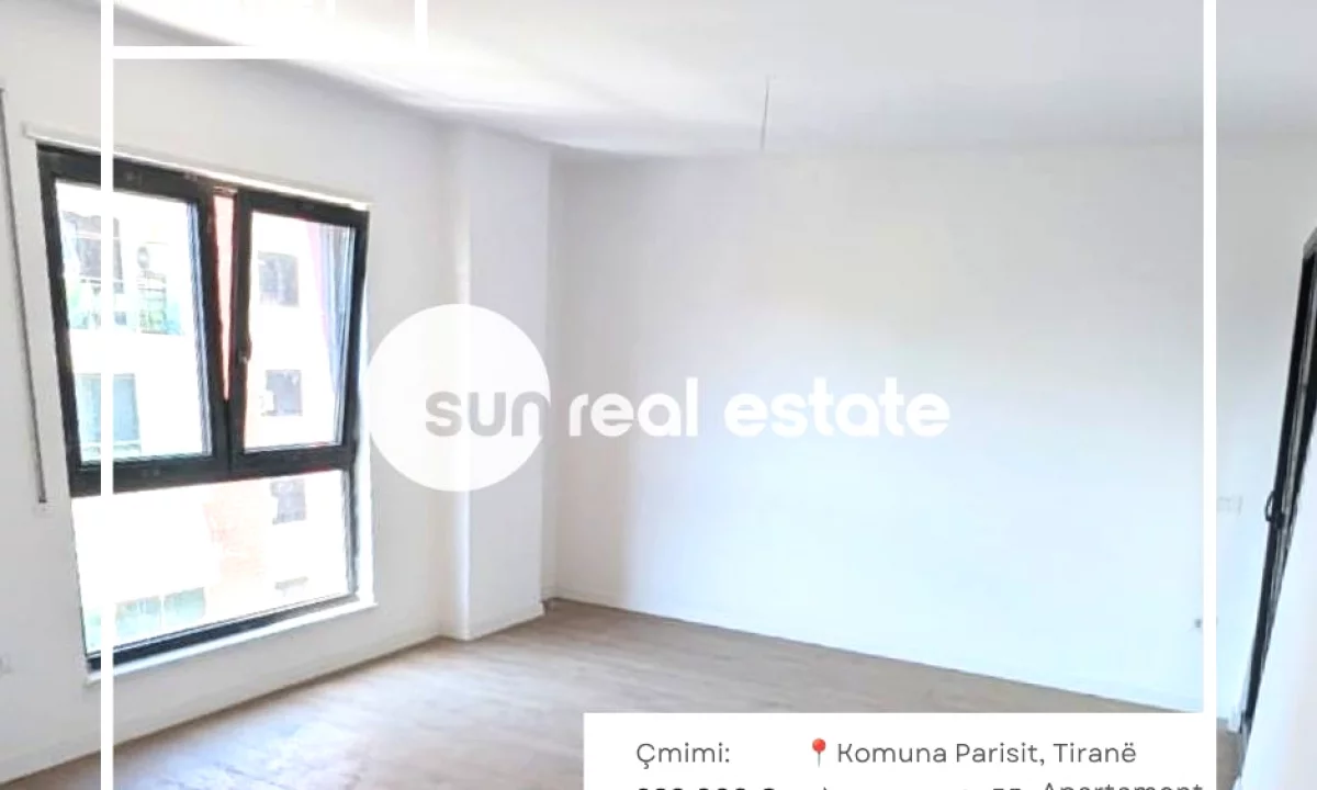 Shtepi ne shitje Apartament ne Tirane, 2+1, Mobilimi Bosh, pa mobiluar, Pagesa 280,000  Euro.