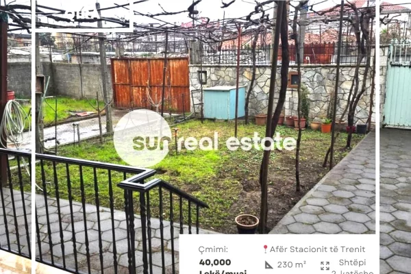 Shtepi me qera 3+1 ne Shkoder - 40,000 Leke