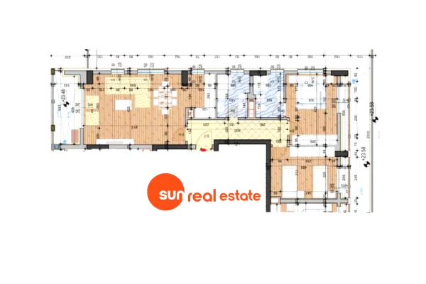 Shtepi ne shitje Apartament ne Tirane, 2+1, Mobilimi Bosh, pa mobiluar, Pagesa 224,659  Euro.