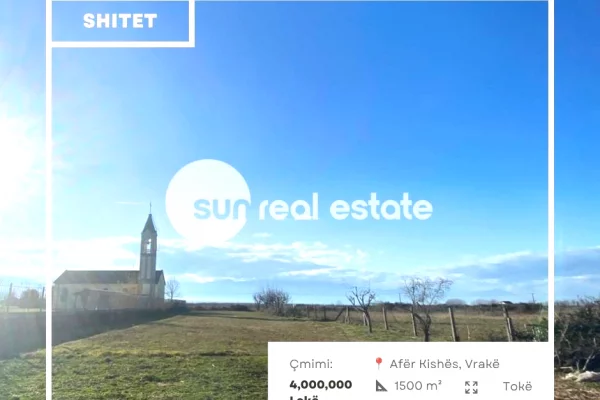 Land for Sale in Shkodra - 4,000,000 Leke