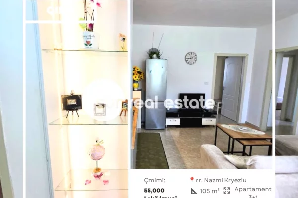 JEPET ME QIRA APARTAMENT 3+1, RR. NAZMI KRYEZIU, SHKODER