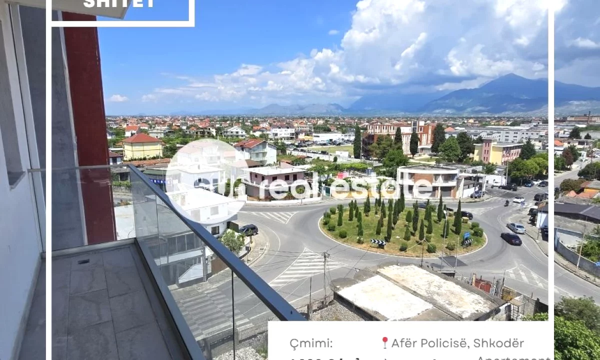 Shtepi ne shitje Apartament ne Shkoder, 1+1, Mobilimi Bosh, pa mobiluar, Pagesa 106,800  Euro.