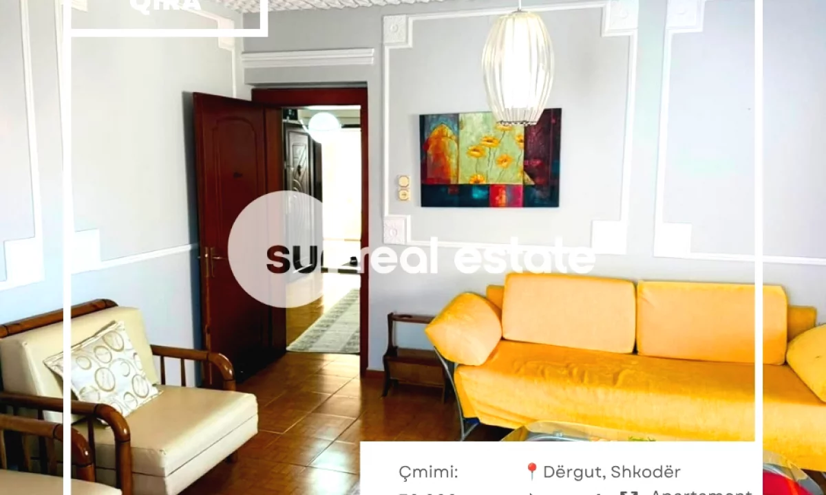 Shtepi me qera Apartament ne Shkoder, 2+1, Mobilimi E mobiluar, Pagesa 30,000  Leke.