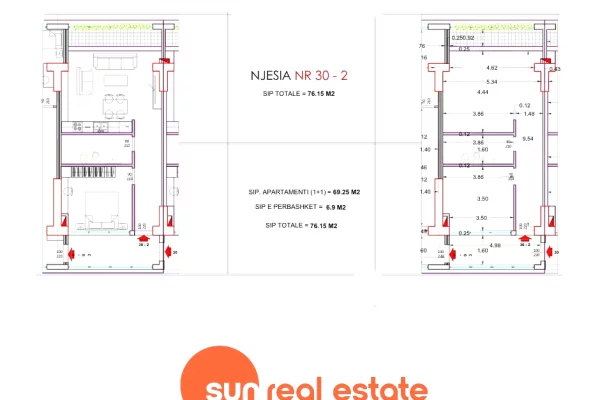 Shtepi ne shitje Apartament ne Shkoder, 3+1, Mobilimi Bosh, pa mobiluar, Pagesa 385,000  Euro.