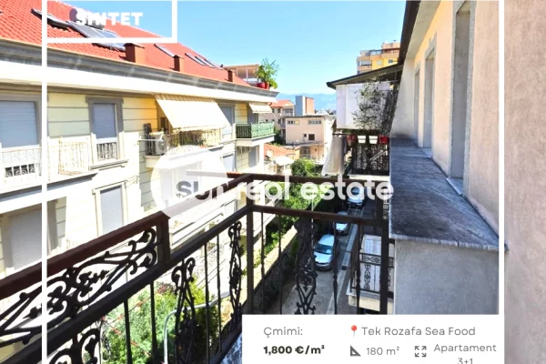 SHITET APARTAMENT 3+1, TEK ROZAFA SEA FOOD, SHKODER