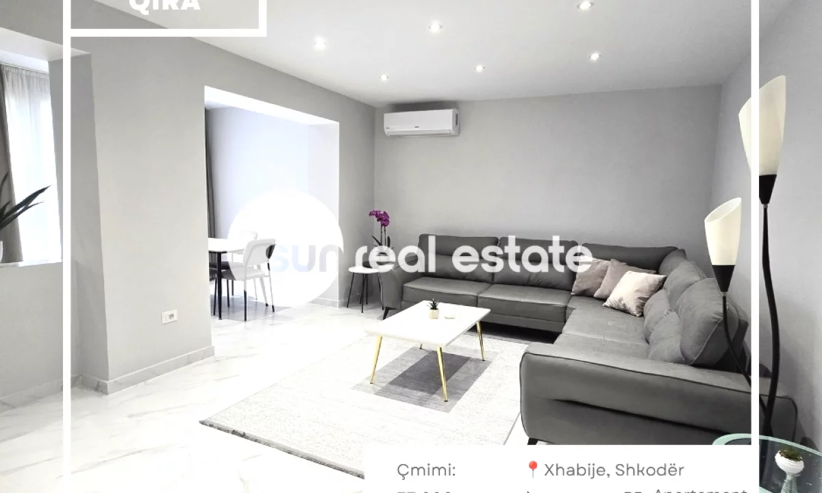 Shtepi me qera Apartament ne Shkoder, 1+1, Mobilimi E mobiluar, Pagesa 37,000  Leke.