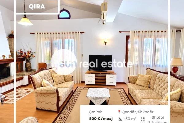 JEPET ME QIRA KATI II-BANIM TE NJE SHTEPIE 3-KATESHE, QENDER, SHKODER