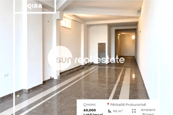 Ambient biznesi me qera 3+1 ne Shkoder - 60,000 Leke