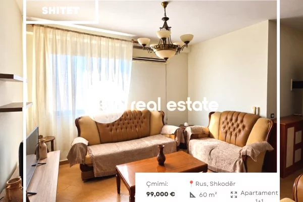 Shtepi ne shitje 1+1 ne Shkoder - 99,000 Euro