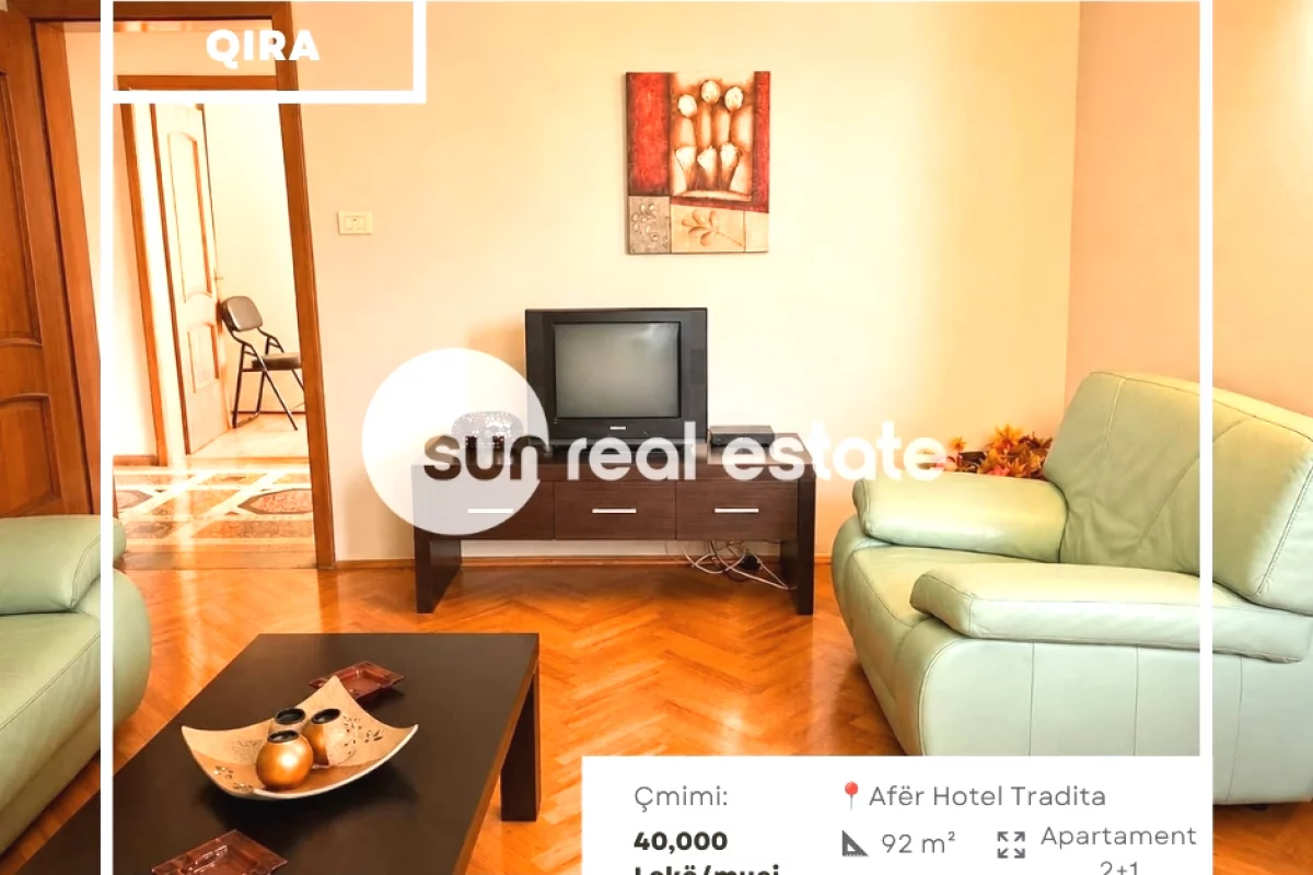 Shtepi me qera Apartament ne Shkoder, 2+1, Mobilimi E mobiluar, Pagesa 40,000  Leke.