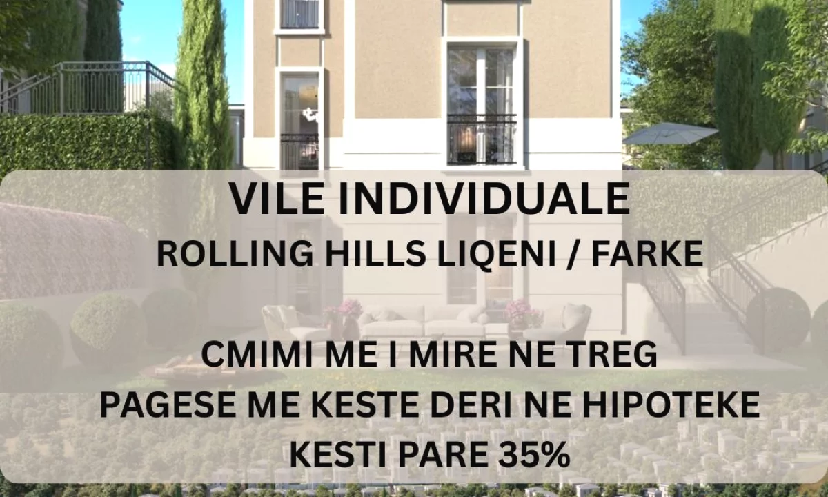 Shtepi ne shitje Vila Luksoze ne Tirane, 3+1, Mobilimi Bosh, pa mobiluar, Pagesa 650,000  Euro.