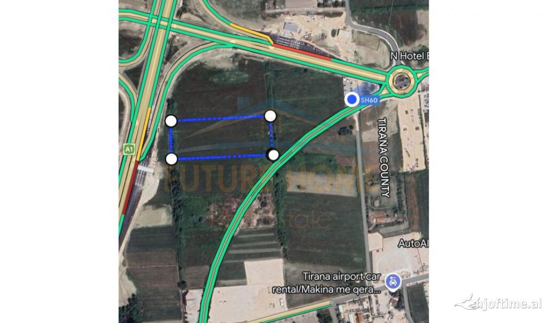 Shitet tok 16.500m2 vendodhje strategjike , aeroporti rinas 