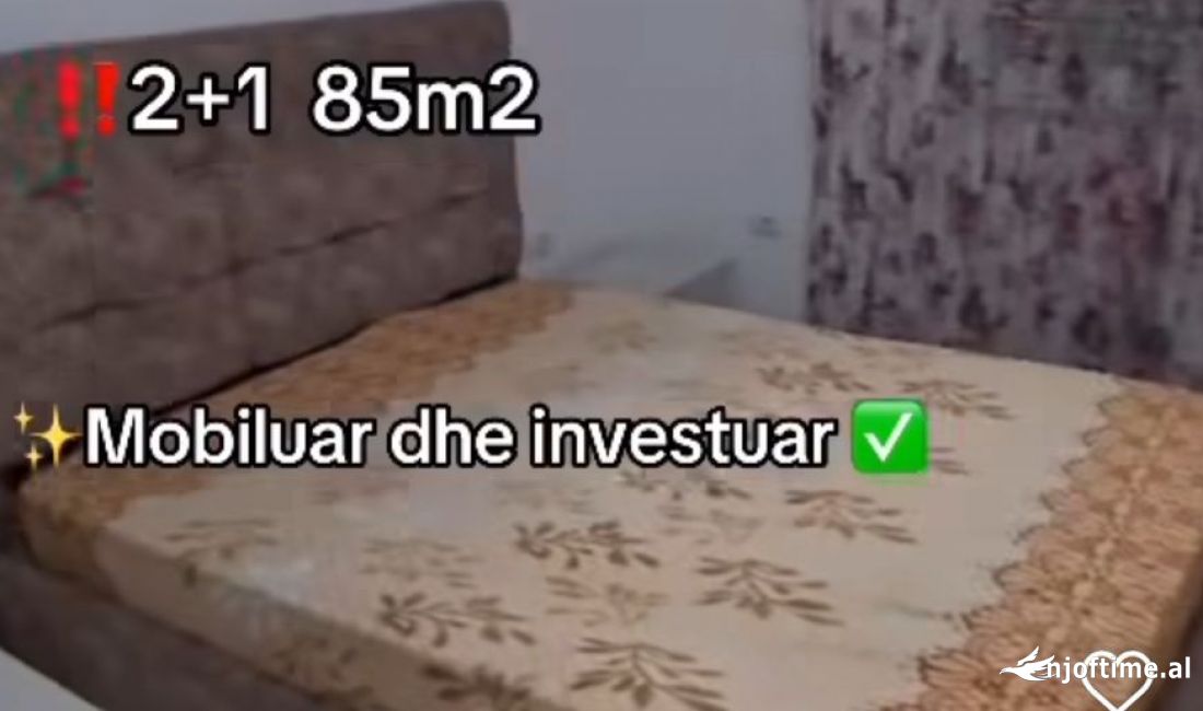 Shtepi ne shitje Apartament ne Tirane, 2+1, Mobilimi E mobiluar, Pagesa 158,000  Euro.