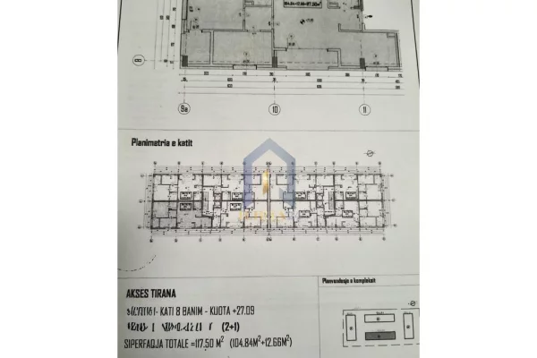 Shtepi ne shitje Apartament ne Tirane, 2+1, Mobilimi Bosh, pa mobiluar, Pagesa 195,000  Euro.