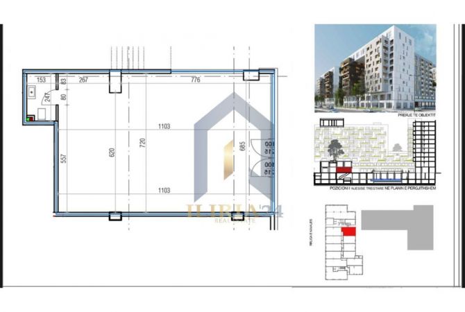 Business Property in Sale 1+1 in Tirana - 388,960 Euro