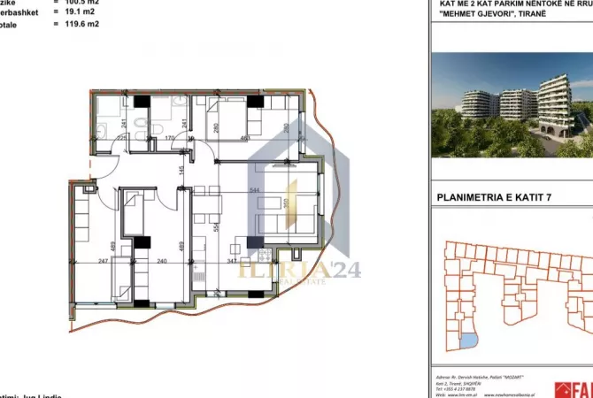 Shtepi ne shitje 3+1 ne Tirane - 155,480 Euro