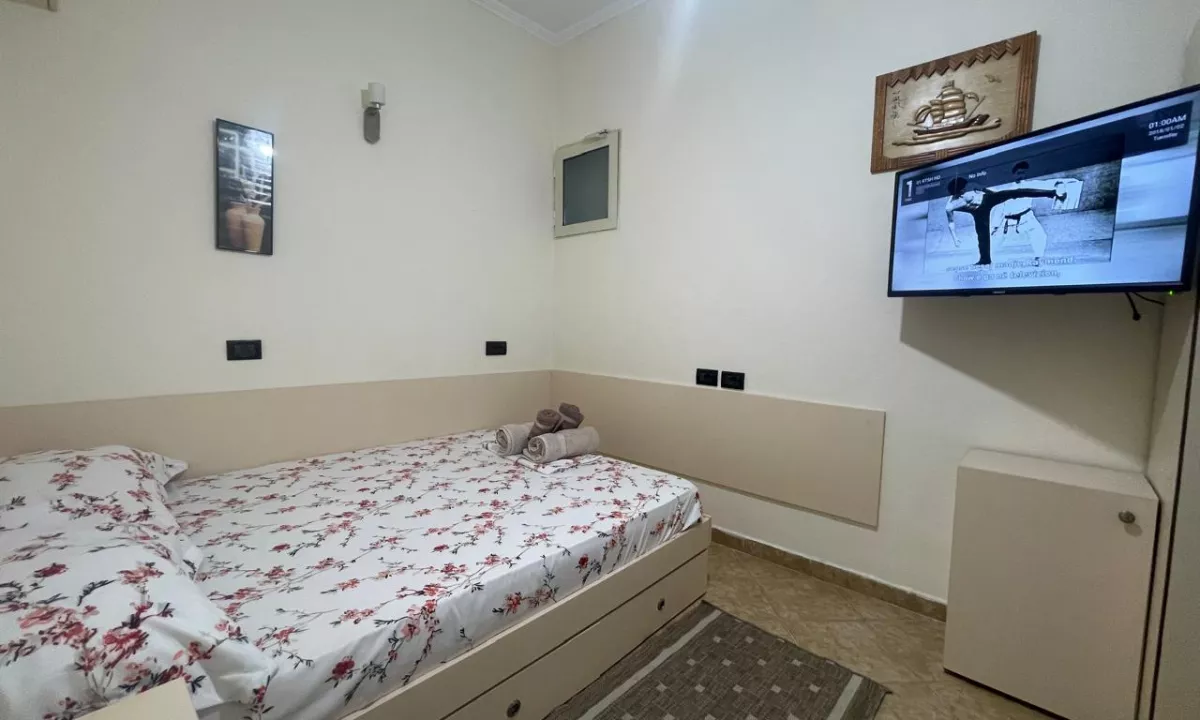 Shtepi me qera Apartament ne Tirane, 1+1, Mobilimi E mobiluar, Pagesa 450  Euro.