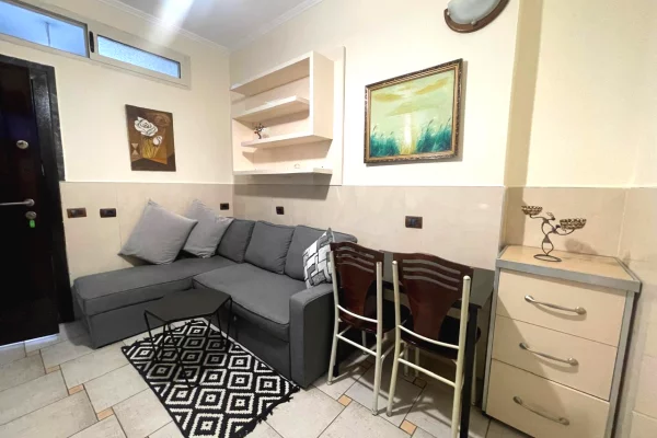Shtepi me qera Apartament ne Tirane, 1+1, Mobilimi E mobiluar, Pagesa 450  Euro.