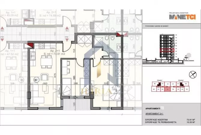 Shtepi ne shitje 1+1 ne Tirane - 106,000 Euro