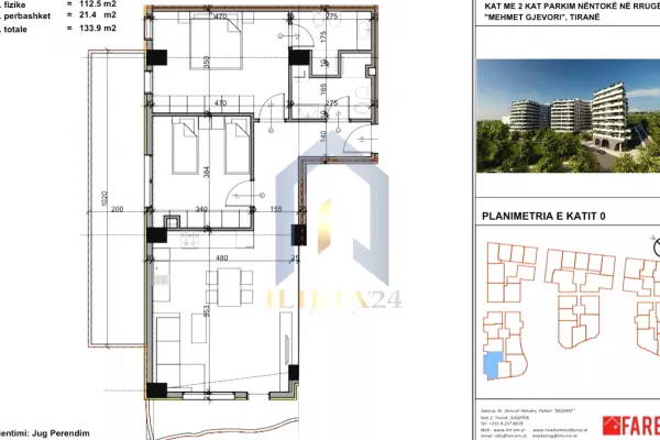 Casa in vendita 2+1 a Tirana - 147,290 Euro