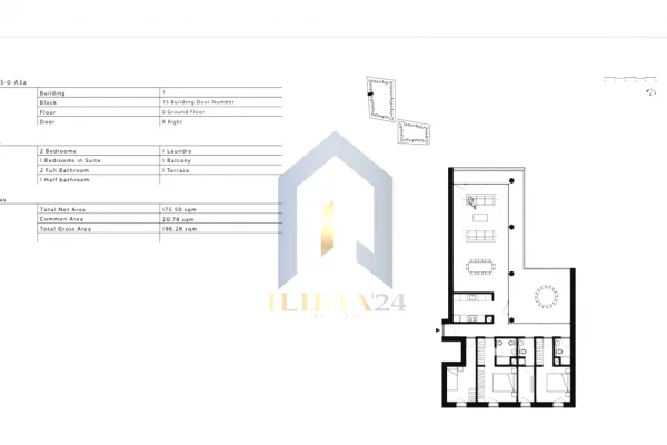 Shtepi ne shitje 3+1 ne Tirane - 343,490 Euro
