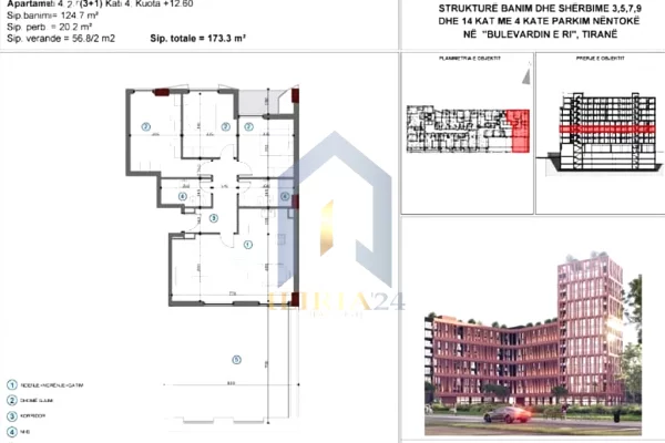 Casa in vendita 3+1 a Tirana - 382,750 Euro