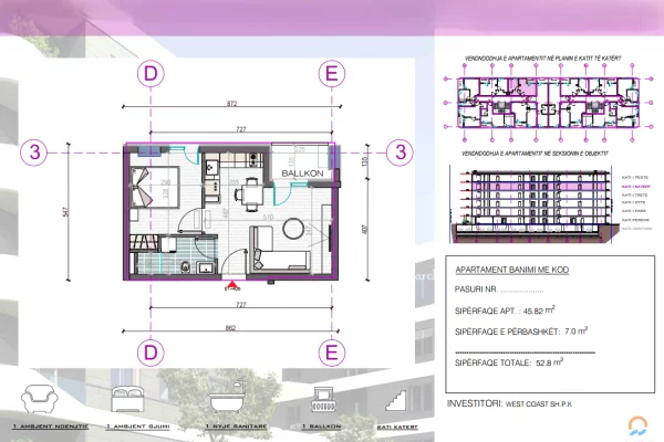 Casa in vendita 1+1 a Durazzo - 63,360 Euro