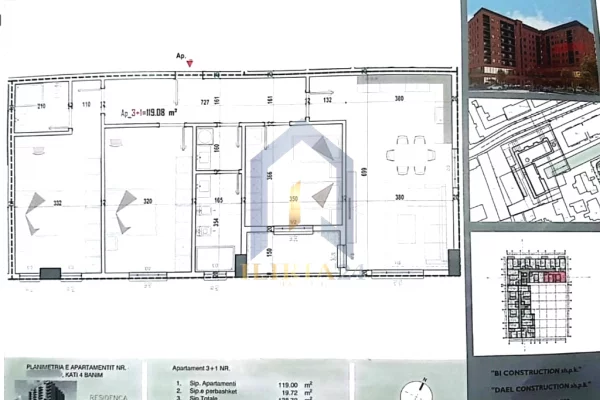 Appartamento in vendita a Tirana 2+1, Vuoto