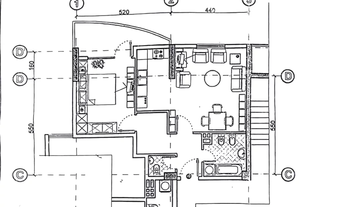 Appartamento in vendita a Tirana 1+1, Arredato