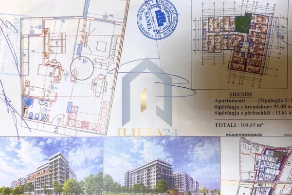 Appartamento in vendita a Tirana 2+1, Vuoto