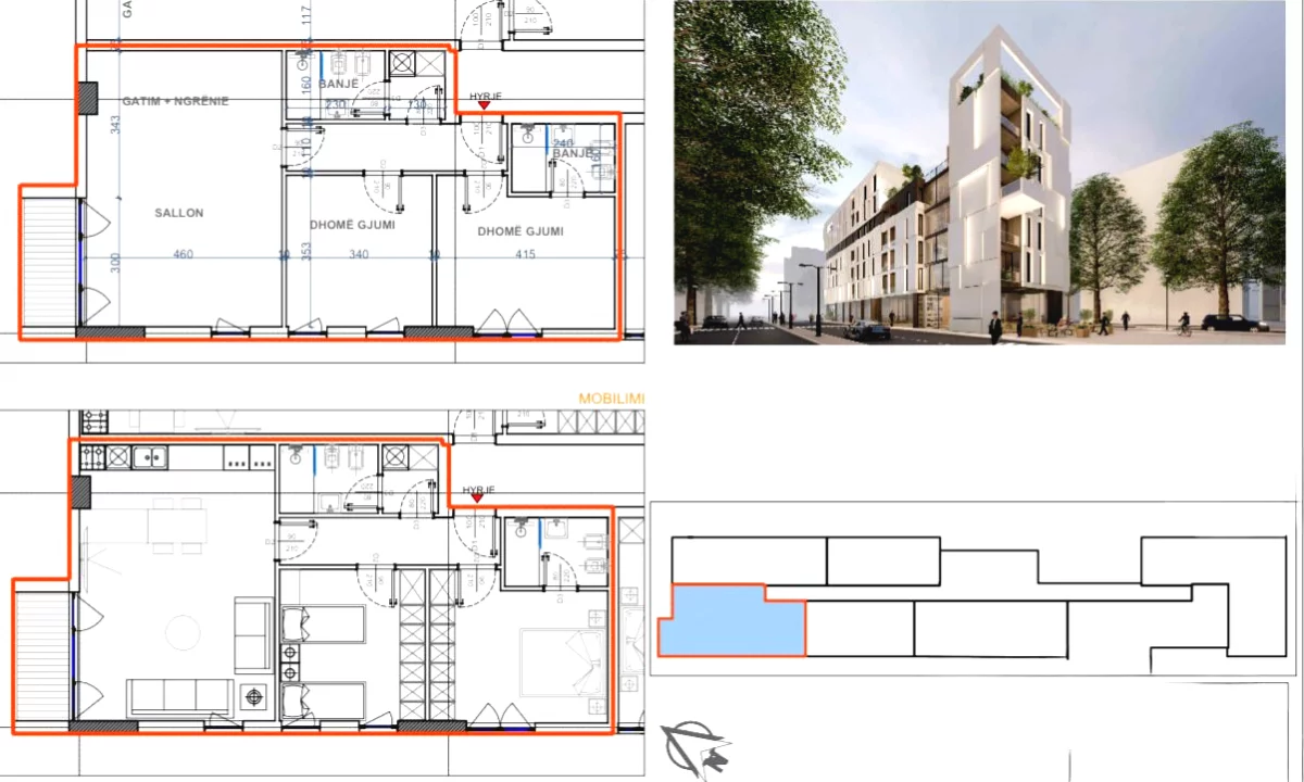 Shtepi ne shitje Apartament ne Durres, 2+1, Mobilimi Bosh, pa mobiluar, Pagesa 144,000  Euro.