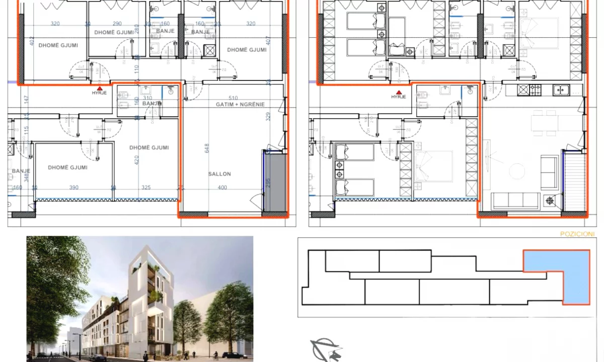 Shtepi ne shitje Apartament ne Durres, 3+1, Mobilimi Bosh, pa mobiluar, Pagesa 167,000  Euro.