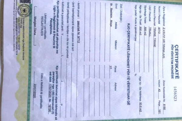 Luxury villas for sale in Tirana 3+1, Furnished