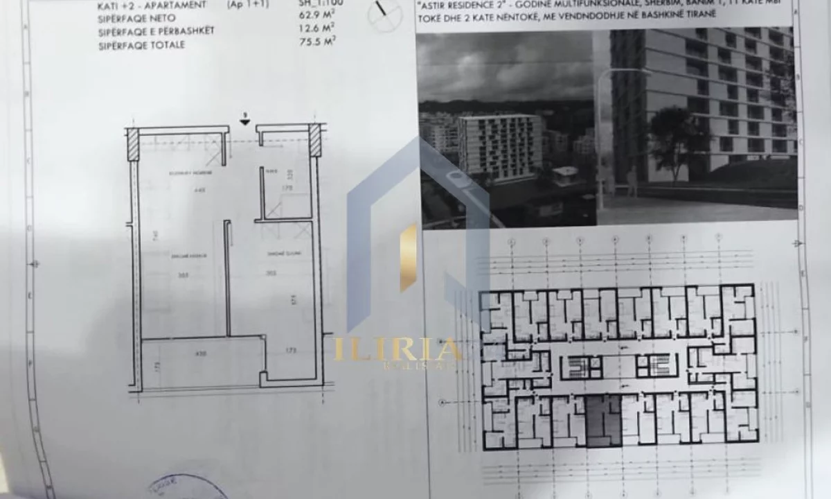 Shtepi ne shitje Apartament ne Tirane, 1+1, Mobilimi Bosh, pa mobiluar, Pagesa 83,050  Euro.