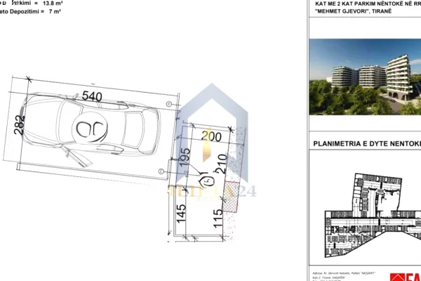 Post parkimi + depo ne shitje tek Kompleksi Aluna "Paskuqan"