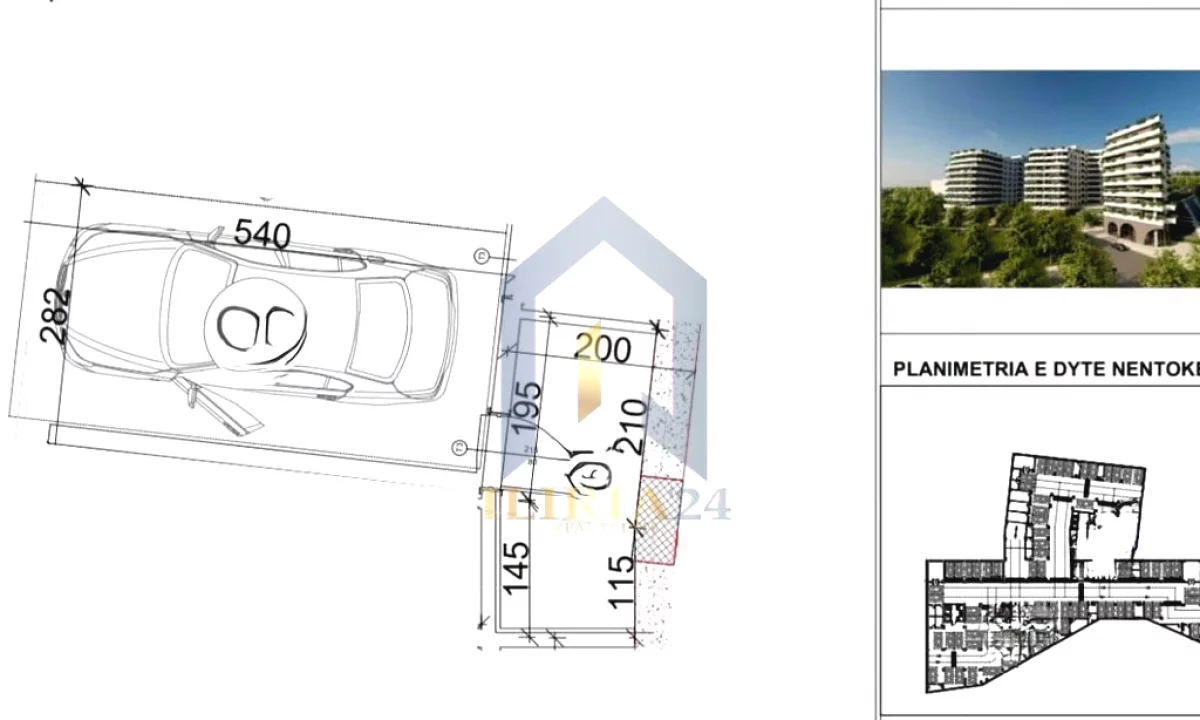 Post parkimi + depo ne shitje tek Kompleksi Aluna "Paskuqan"