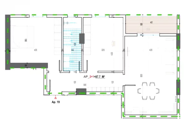 Shtepi ne shitje 2+1 ne Tirane - 82,000 Euro