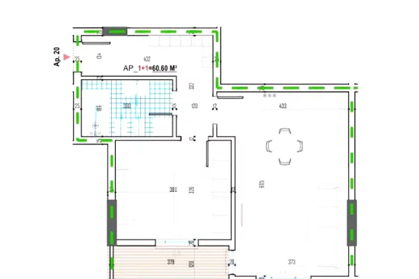 Shtepi ne shitje 1+1 ne Tirane - 56,464 Euro