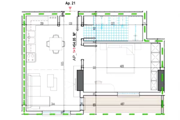 Shtepi ne shitje 1+1 ne Tirane - 50,912 Euro