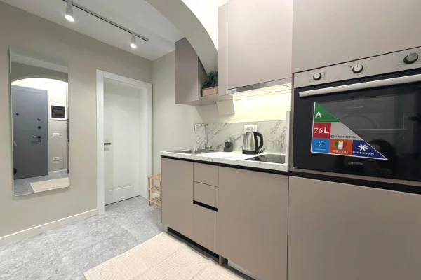 Shtepi ne shitje Apartament ne Tirane, 1+1, Mobilimi E mobiluar, Pagesa 193,000  Euro.