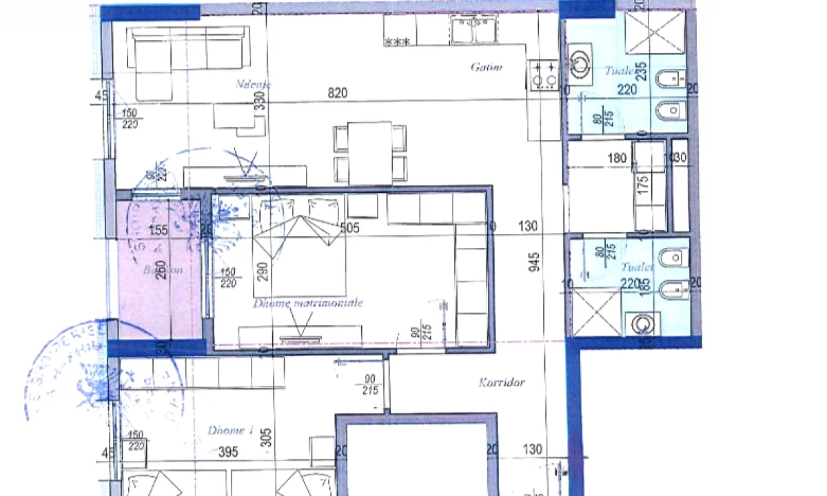 Apartment for sale in Tirana 2+1, Emty