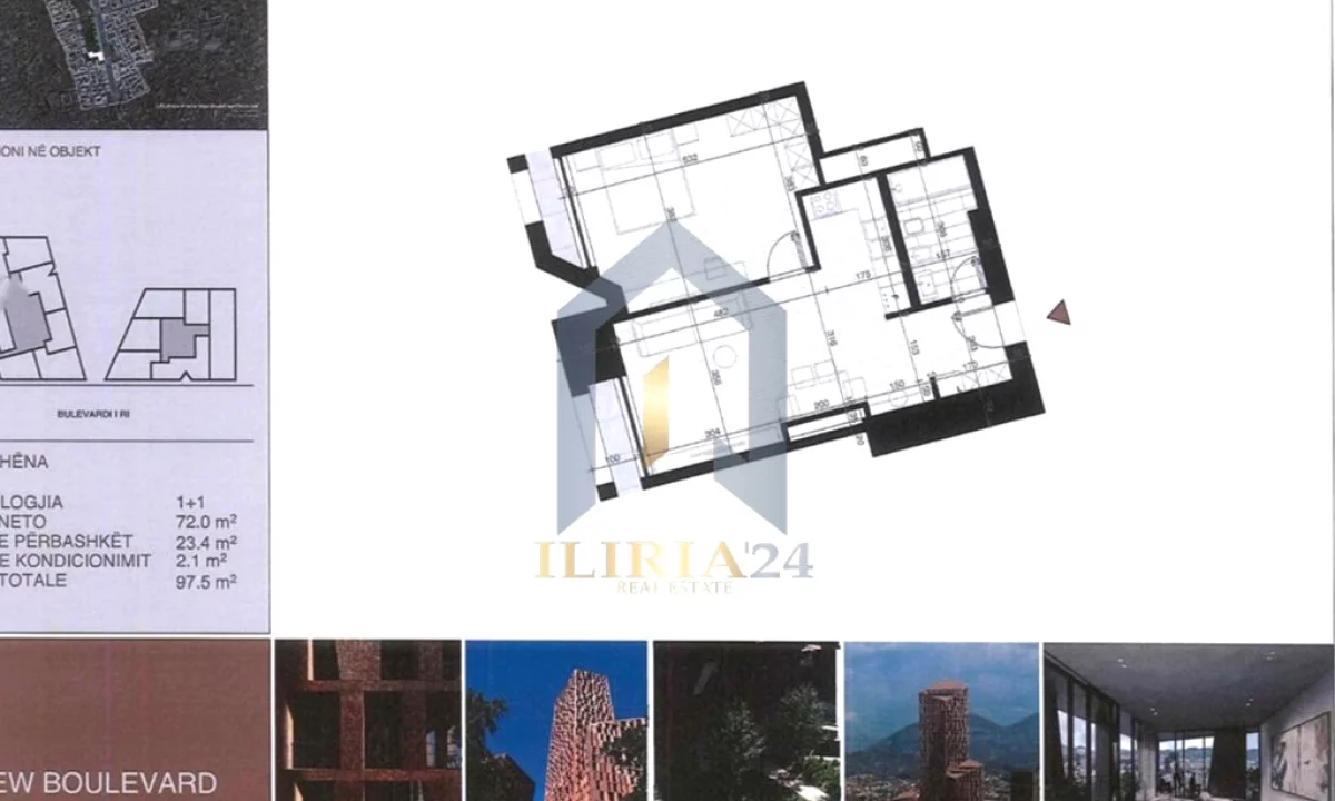 Shtepi ne shitje Apartament ne Tirane, 1+1, Mobilimi Bosh, pa mobiluar, Pagesa 224,250  Euro.