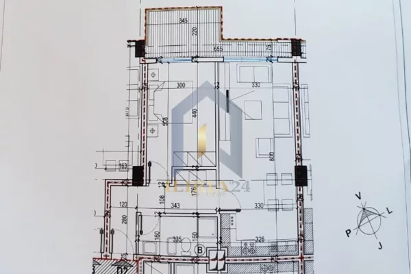 Appartamento in vendita a Tirana 1+1, Vuoto