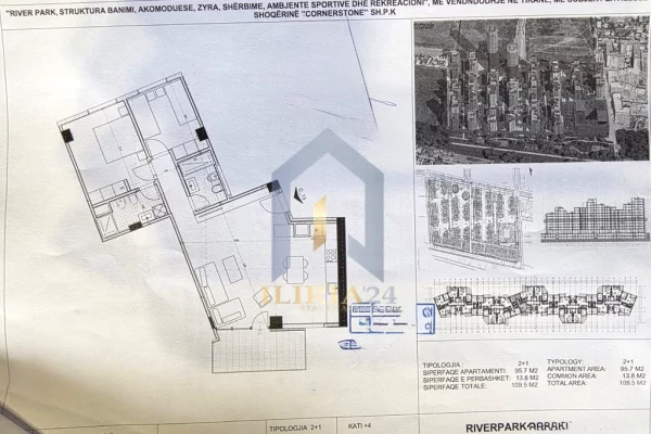 Apartment for sale in Tirana 2+1, Emty