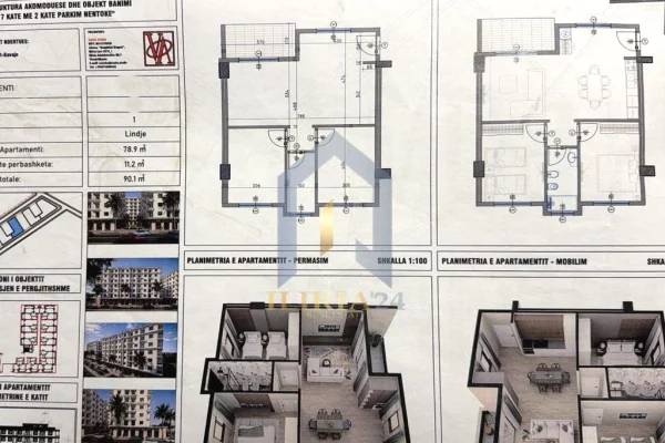 Apartament 2+1 per shitje ne "Qerret" Blue Horizon Residence