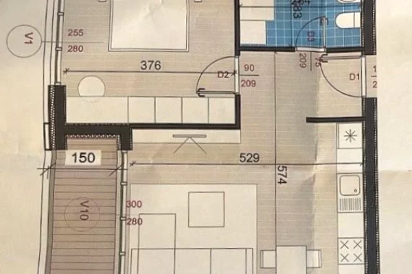 Shtepi ne shitje 1+1 ne Tirane - 136,000 Euro