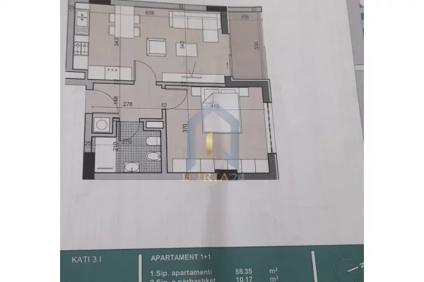 Apartament 1+1 per shitje tek "Univers City" QTU 