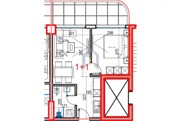 Shtepi ne shitje 1+1 ne Lezhe - 109,800 Euro